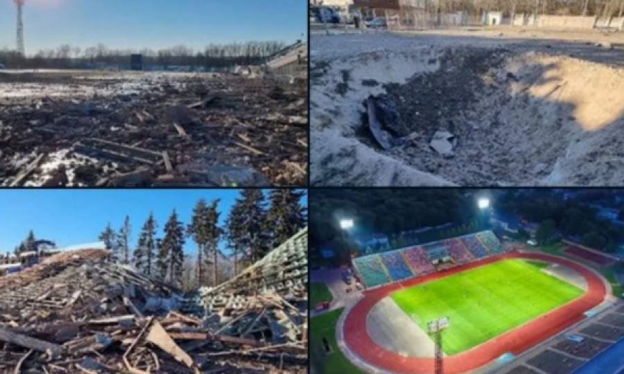 E tmerrshme, rusët shkatërrojnë stadiumin e klubit të futbollit nga elita ukrainase