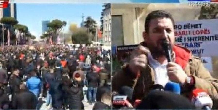  Protesta para zyrës së Edi Ramës, fermeri: Fëmijët tanë të pijnë qumështin tonë, jo të serbit 