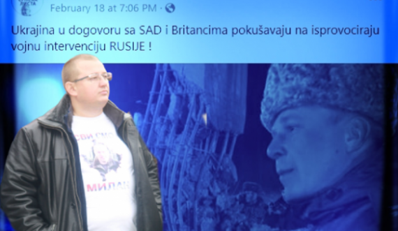 Eksponenti i Listës Serbe mbështet agresionin rus në Ukrainë kurse SHBA-në dhe britanikët i quan provokatorë