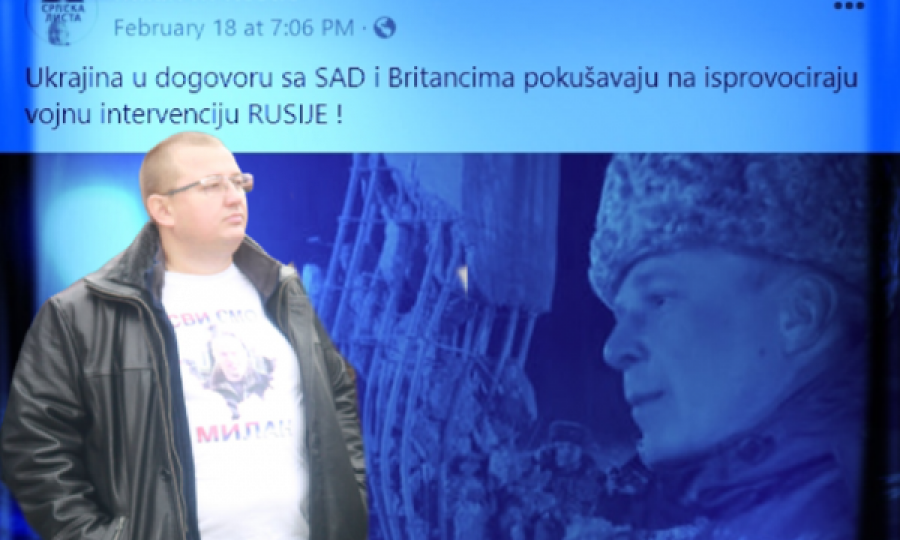 Eksponenti i Listës Serbe mbështet agresionin rus në Ukrainë kurse SHBA-në dhe britanikët i quan provokatorë