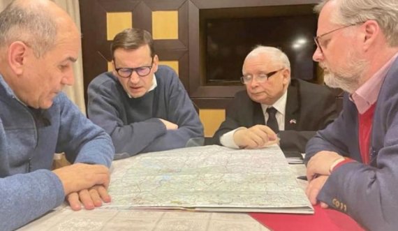 Kryeministrat e Polonisë, Sllovenisë dhe Çekisë mbërrijnë në Kiev: E ardhmja në rrezik