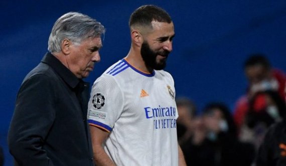 Lëndimi i Benzemas, Ancelotti flet për gjendjen e sulmuesit francez