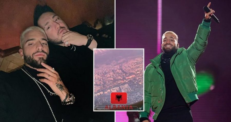 Maluma dhe menaxheri i tij ateruan në Shqipëri me këngë rapsodike
