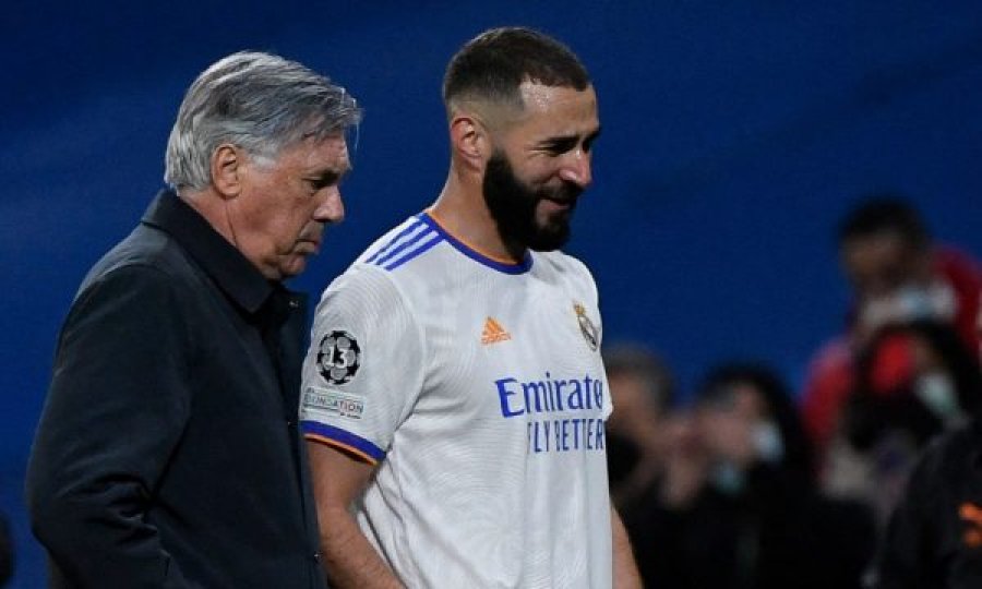 Lëndimi i Benzemas, Ancelotti flet për gjendjen e sulmuesit francez