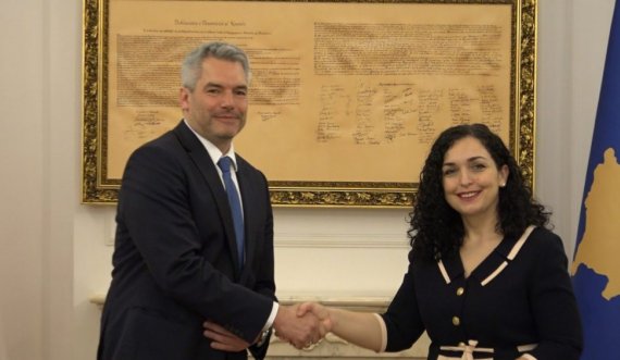 Presidentja Osmani takohet me kancelarin austriak, Karl Nehammer