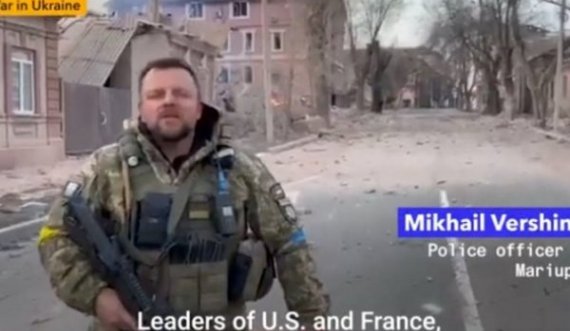 Polici ukrainas: Macron, Biden, ku është ndihma e premtuar? Fëmijët po vdesin