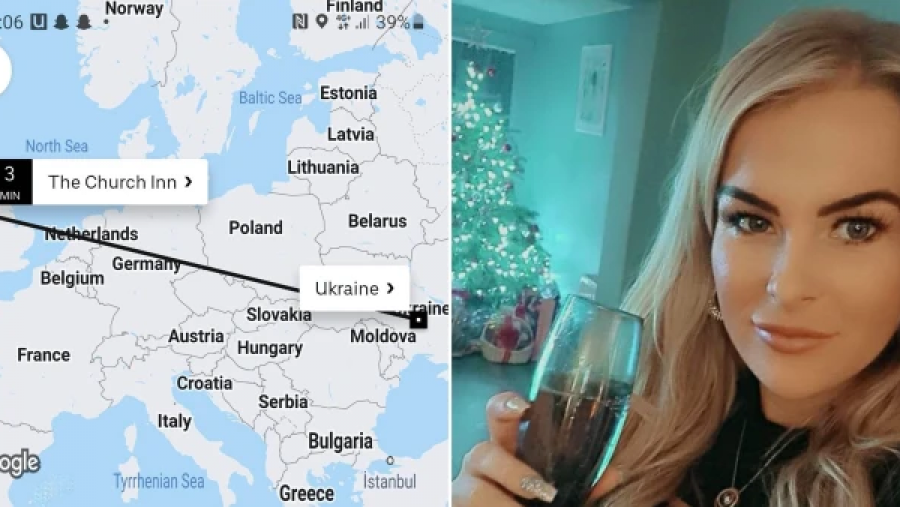 Nëna e dy fëmijëve pi në festë dhe porosit taksinë për të shkuar ‘të ndihmojë’ në Ukrainë