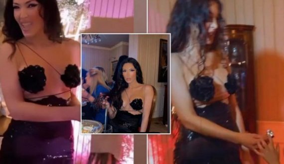 Nora Istrefi tërheq vëmendje me veshjen në festën e ditëlindjes së 36-të