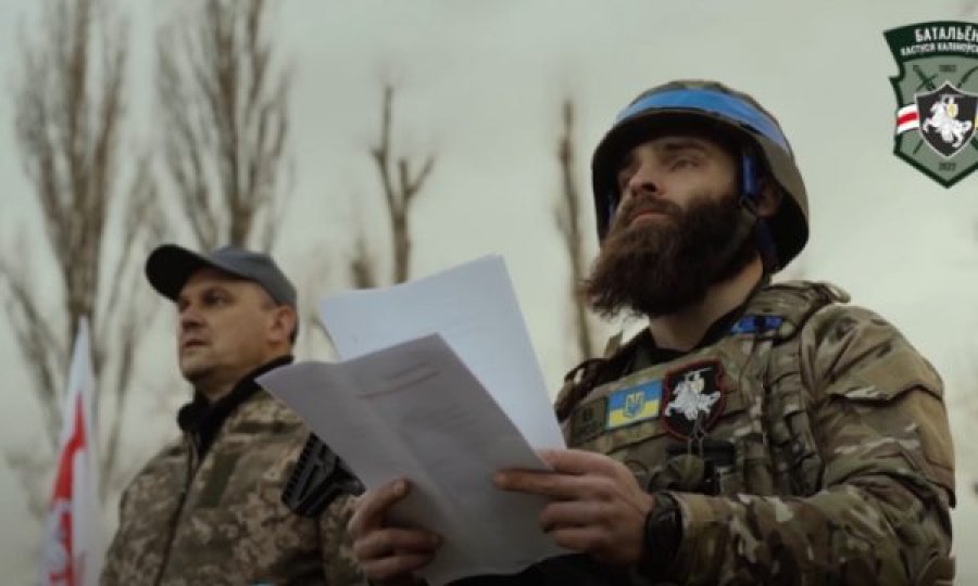 Një batalion vullnetarësh nga Bjellorusia i bashkohet Forcave të Armatosura të Ukrainës