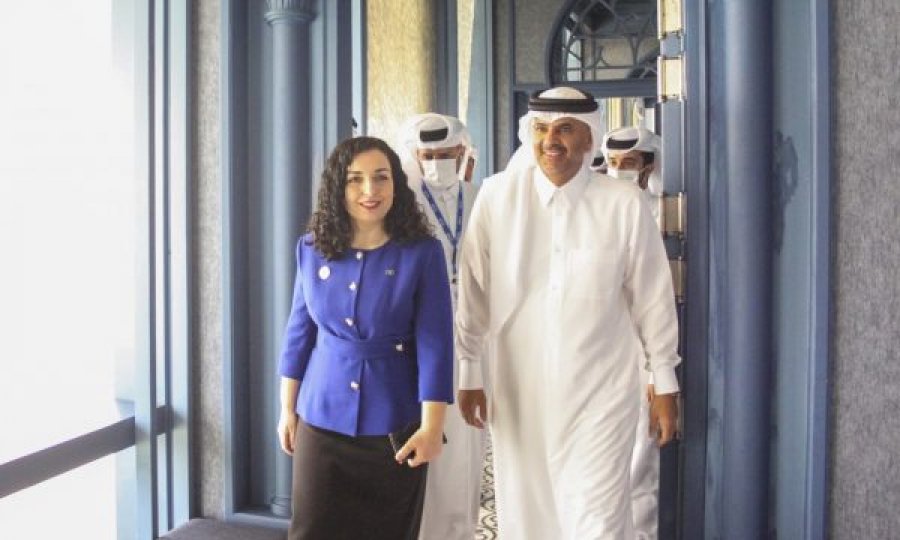 Osmani takohet me Kryeministrin e Katarit, Presidenca tregon se për çka folën