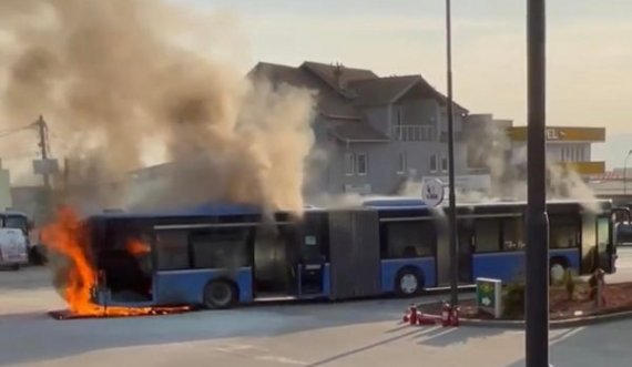 Nisin hetimet për rastin e djegies së autobusit në Prishtinë