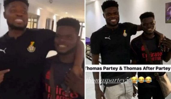 Thomas Partey e gjen sozinë e tij, të gjithë befasohen me ngjashmërinë e tyre