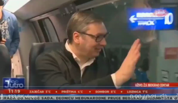 Kë po e përshëndetet Vuçiqi? Asnjë person i pranishëm në përurimin e hekurudhës Beograd-Budapest