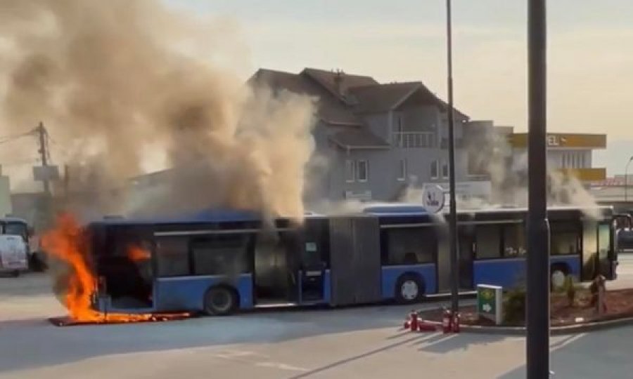 Nisin hetimet për rastin e djegies së autobusit në Prishtinë