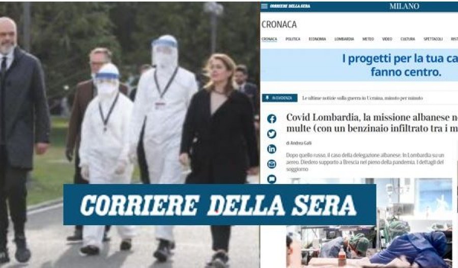 Corriere Della Sera: Mjekët e Ramës dhe një pompist na kushtuan 3 mln euro, a ia vlente?