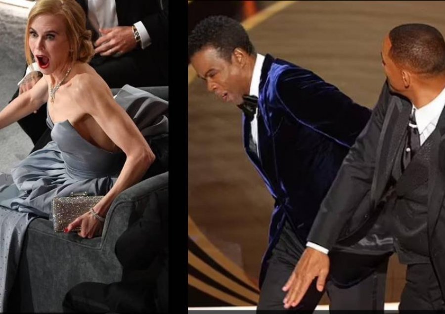 Fytyra Nicole Kidman kur Will Smith godet Chris Rock me shuplakë kthehet në meme
