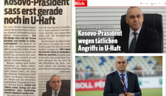 Gazeta e Zvicrës ia përmend akuzat dhe burgun Agim Ademit në prag të ndeshjes së Kombëtares së Kosovës në Zurich