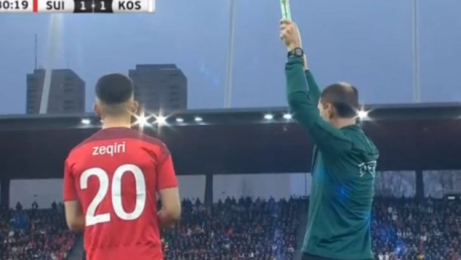 Zeqiri i Zvicrës i komenton fishkëllimat dhe banerin e tifozëve të Kosovës