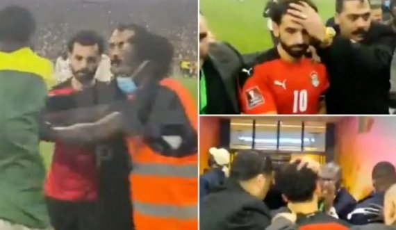 Mohamed Salah: Pamje ku tifozët e Senegalit përpiqen të sulmojnë yllin e Egjiptit