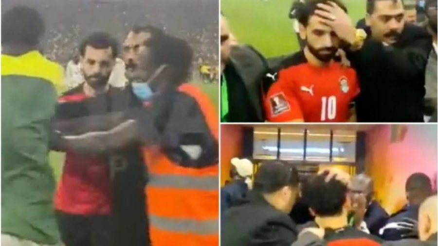 Mohamed Salah: Pamje ku tifozët e Senegalit përpiqen të sulmojnë yllin e Egjiptit