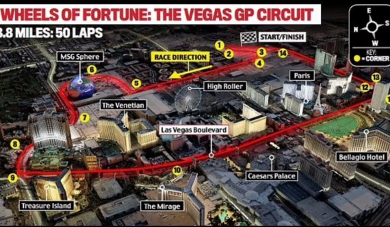 Formula 1 fiton “jackpot”, siguron marrëveshje 1 miliardëshe në Las Vegas