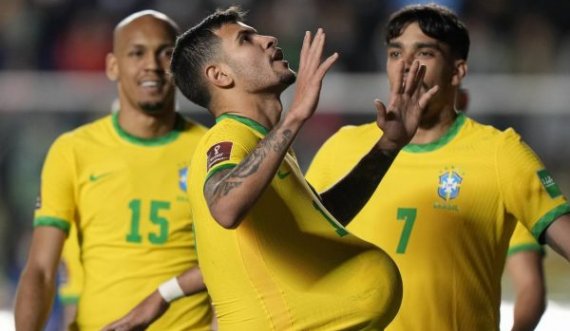 Brazili afër Botërorit pas fitores ndaj Kolumbisë
