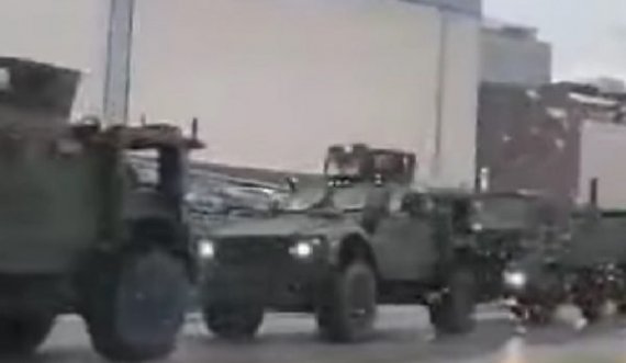 Një kolonë e madhe me automjete ushtarake në Kroaci, ja për çfarë bëhet fjalë