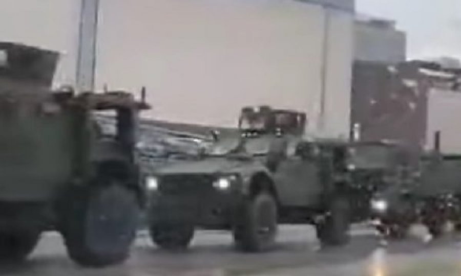Një kolonë e madhe me automjete ushtarake në Kroaci, ja për çfarë bëhet fjalë