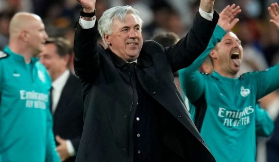 Ancelotti historik dhe unik, trajneri i parë që i arrin 5 finale të Championsit