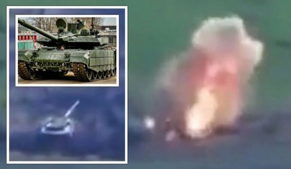 Ukraina i shkatërron Rusisë super-tankun