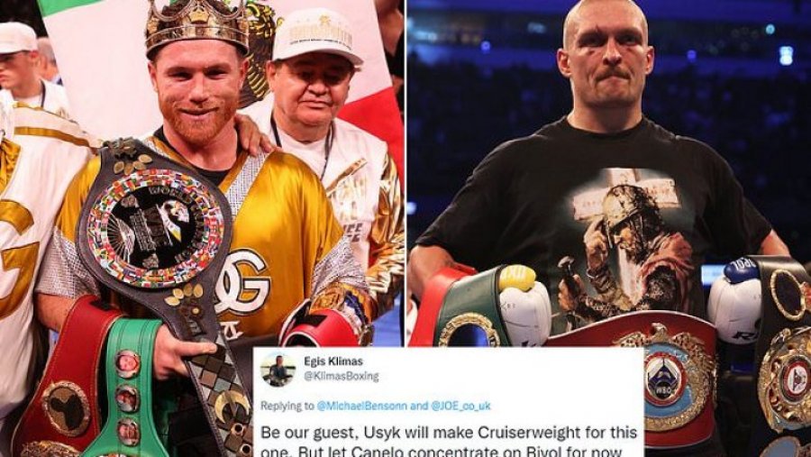 Usyk po bëhet gati për mbrojtjen e titullit