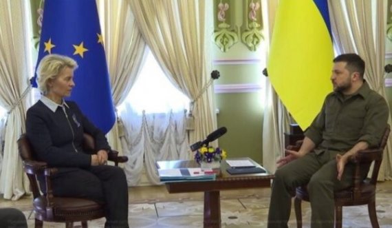 Von der Leyen: Brenda qershorit, opinioni për hyrjen e Ukrainës në BE