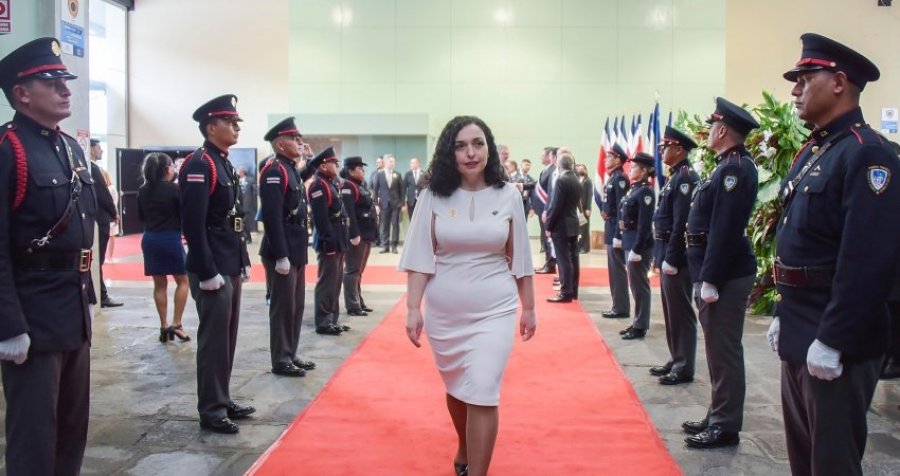 Osmani falënderon Kosta Rikën me një fotografi në tapetin e kuq