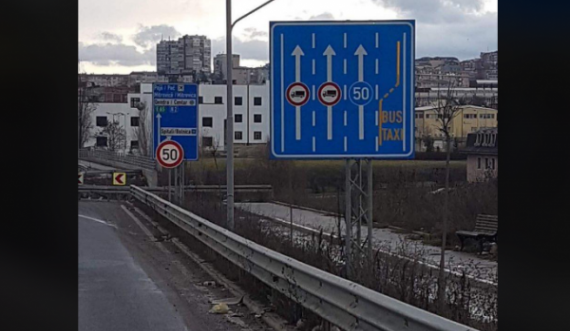 Shenja në Veterrnik që jep urdhrin konfuz, të ecësh maksimalisht apo minimalisht 50 km/h?