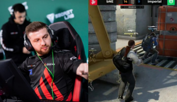 Momenti kur “sinnopsyy” eliminon me thikë legjendën e CS:GO nga Brazili