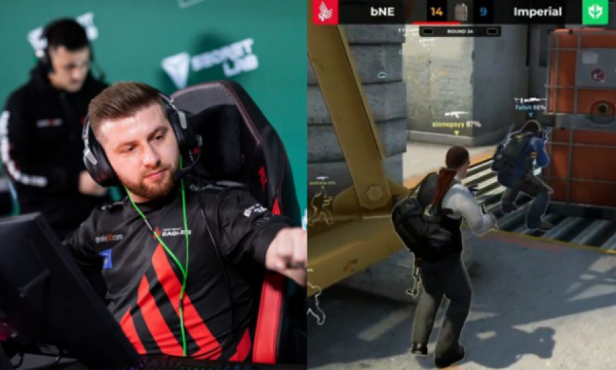 Momenti kur “sinnopsyy” eliminon me thikë legjendën e CS:GO nga Brazili