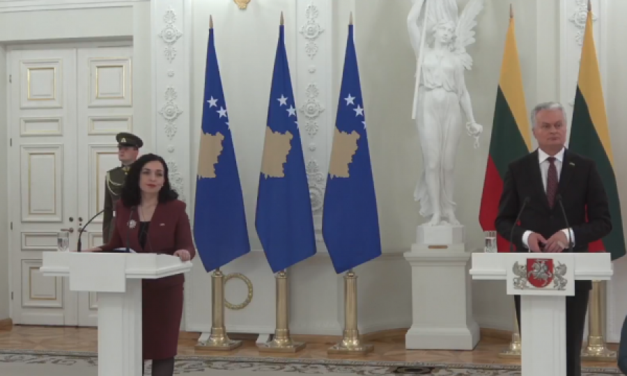 Anëtarësimi në Këshillin e Evropës, Osmani nga Lituania: Presidenti Nauseda e përkrah Kosovën në këtë hap