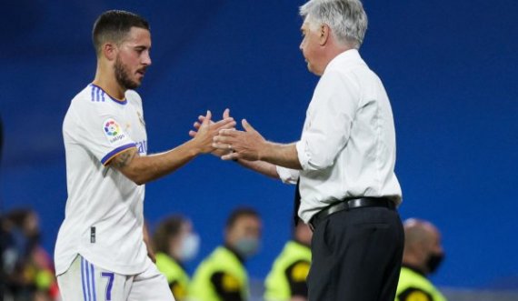 Ancelotti vendos për të ardhmen e Hazard