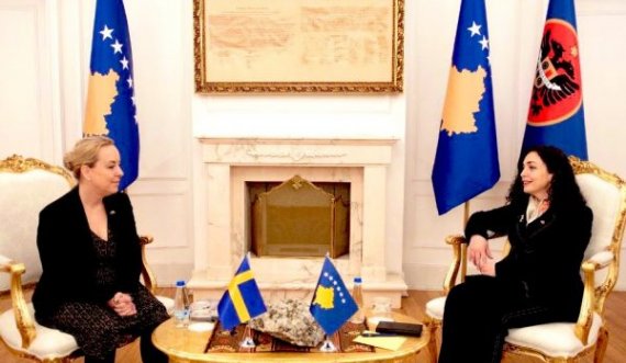Osmani pret në takim ambasadoren e Suedisë