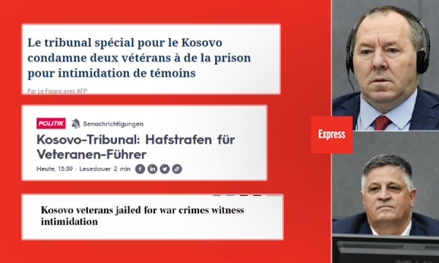 Dënimi i Gucatit dhe Haradinaj, jehonë në mediat ndërkombëtare