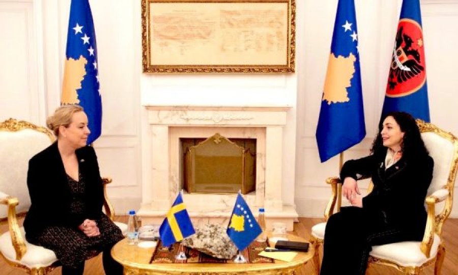 Osmani pret në takim ambasadoren e Suedisë