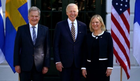 Anëtarësimi në NATO, udhëheqësit e Finlandës dhe Suedisë priten nga Biden