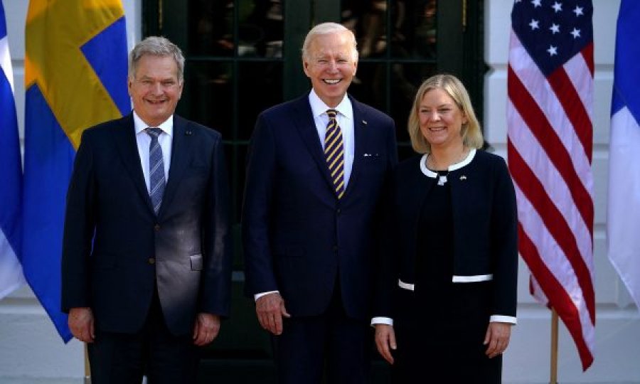 Anëtarësimi në NATO, udhëheqësit e Finlandës dhe Suedisë priten nga Biden