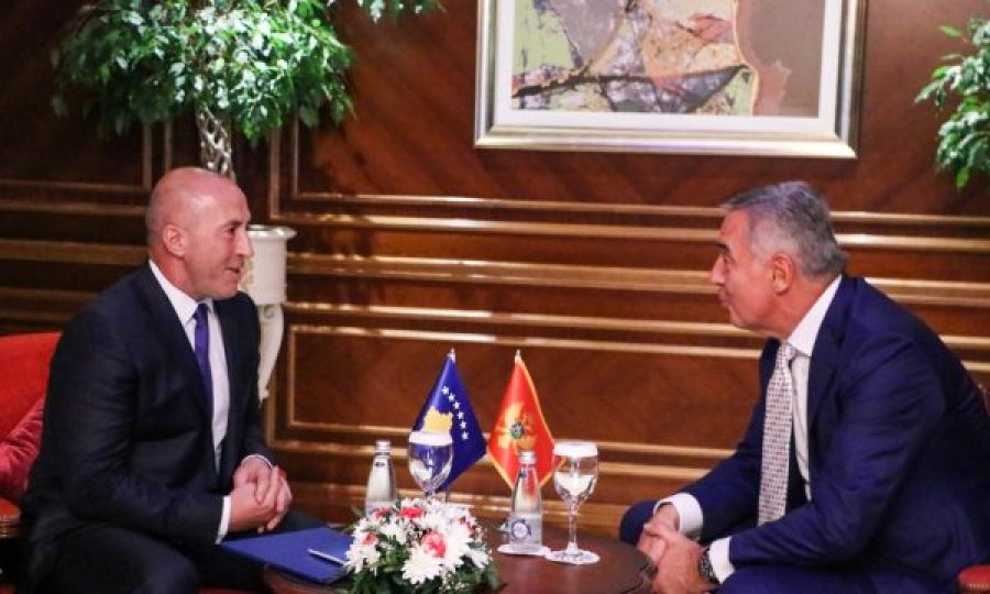 Haradinaj takon Gjukanoviqin, thotë se do të përmbyllet demarkimi i kufirit me korrigjim në sektorë të caktuar