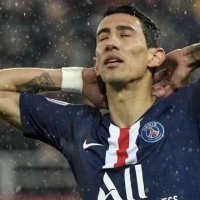 Di Maria përshëndetet me lojtarët e PSG-së