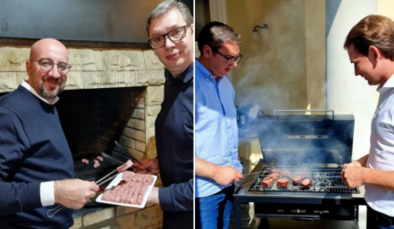 Ivkoviq ironizon me fotografinë me qebapë: Kurz u rrëzua një muaj pas “grill”-it me Vuçiqin