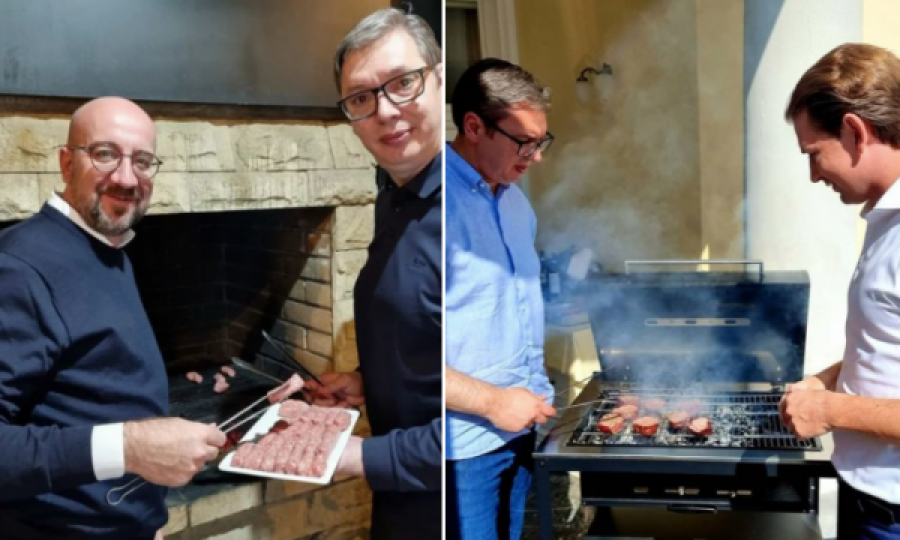 Ivkoviq ironizon me fotografinë me qebapë: Kurz u rrëzua një muaj pas “grill”-it me Vuçiqin