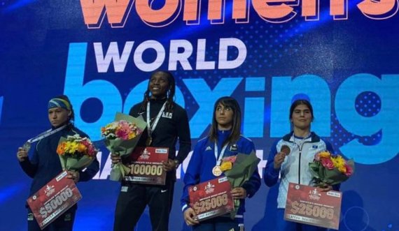 Donjeta Sadikut i dorëzohet medalja botërore, fiton edhe 25 mijë dollar shpërblim