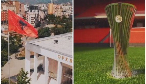 VIDEO/ “Mirësevini në Tiranë”, UEFA reklamon kryeqytetin në prag të finales së Conference League