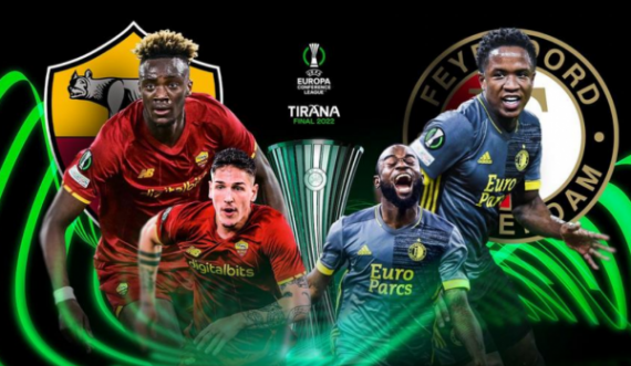 Roma – Feyenoord, publikohen formacionet zyrtare për finalen e Ligës së Konferencës